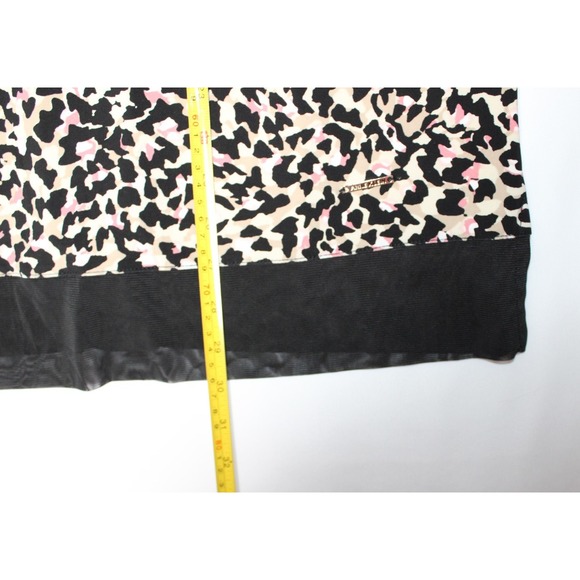 ANNE KLEIN Womens Animal Leopard Cheetah Print Polyester Top Shirt Blouse 2X NWT - Picture 8 of 13